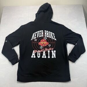 Never Broke Again NBA YoungBoy Hoodie XL Black Graphic Target Streetwear
